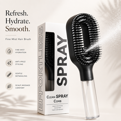 Veloura MistBrush™ 2-in-1 Hair Spray Brush